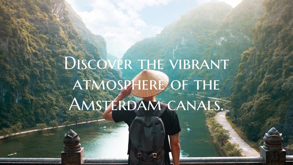 Discover the vibrant atmosphere of the Amsterdam canals.