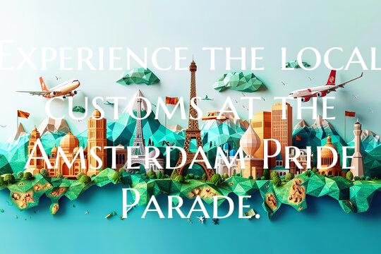 Experience the local customs at the Amsterdam Prid...