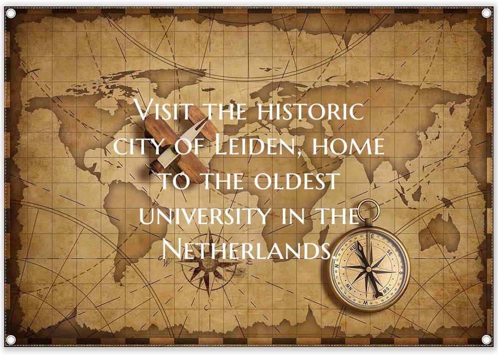 Visit the historic city of Leiden, home to the old...